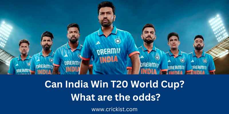 Can India Win T20 World Cup What are the odds