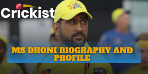 MS Dhoni Biography and Profile