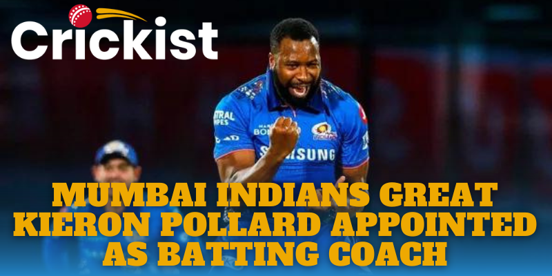 Mumbai Indians Great Kieron Pollard Ends IPL Career as Batsman and Appointed Mumbai Indians Batting Coach