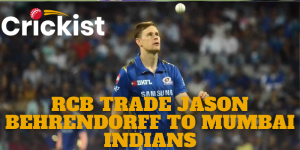 RCB trade Jason Behrendorff to Mumbai Indians
