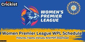 WPL Schedule and Match Fixtures, PDF Download free