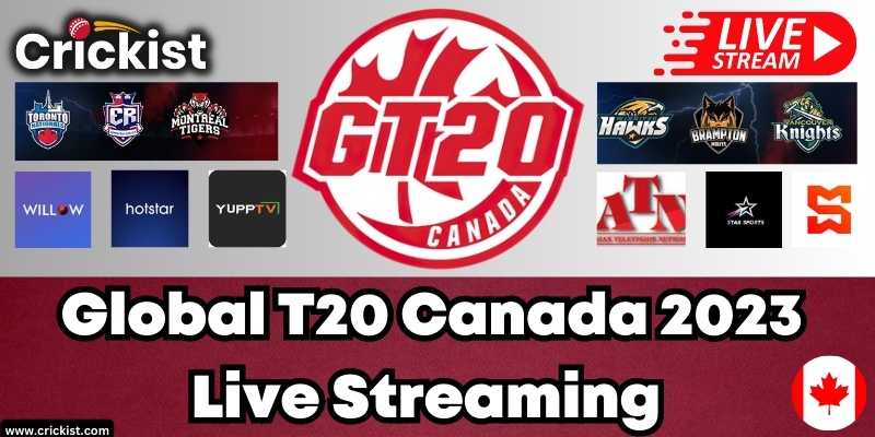 Global T20 Canada 2023 Live Streaming - Watch Today’s Match
