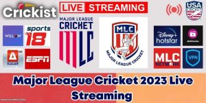 Major League Cricket 2023 Live Streaming - Today's Match Online