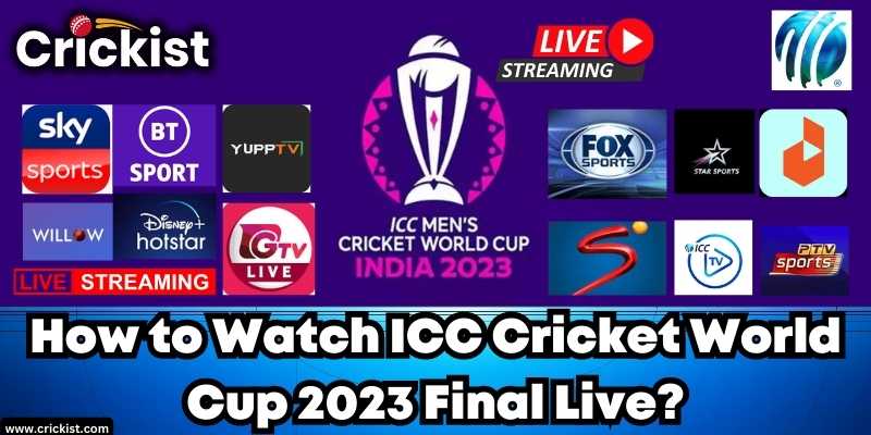How to Watch ICC Cricket World Cup 2023 Final Live?