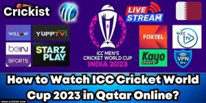 How to Watch ICC Cricket World Cup 2023 in Qatar Online for free