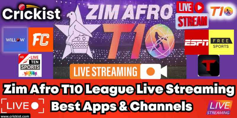 Zim Afro T10 League 2023 Live Streaming - Best Apps & Channels