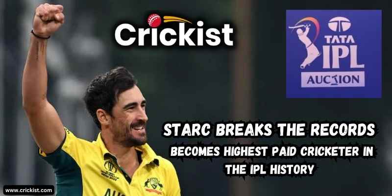 Starc Breaks the Records - Expensive Player of the IPL history
