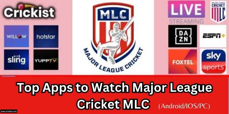 Apps to Stream MLC Major League Cricket